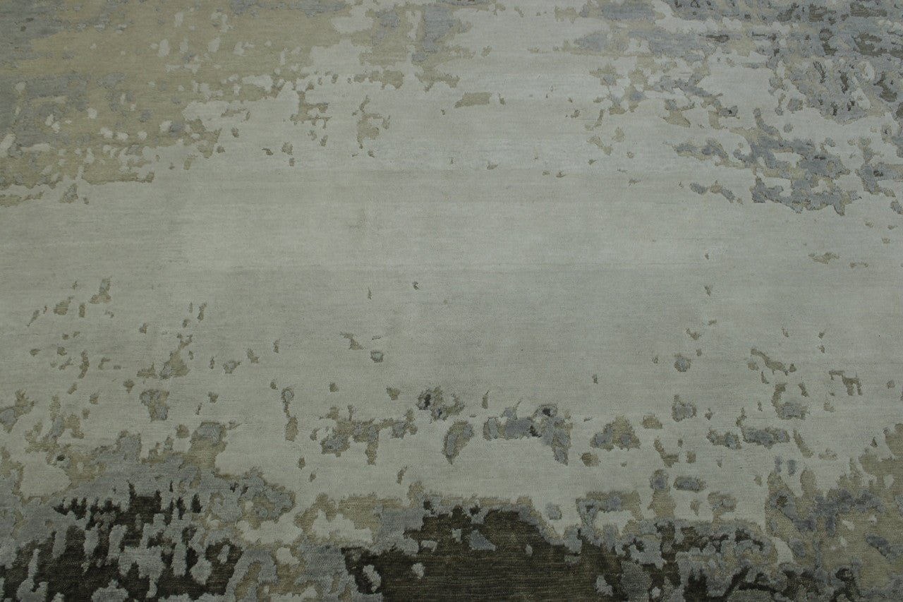 Full view of Modern Abstract Broken Design rug