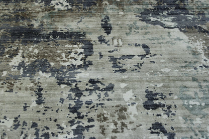 Modern Abstract Design rug corner detail