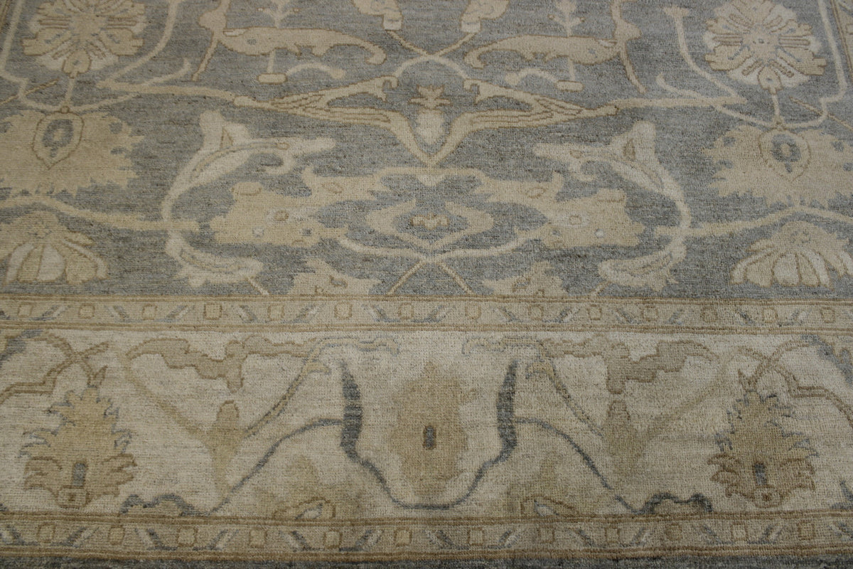 Back of Traditional Chobi hand-knotted rug