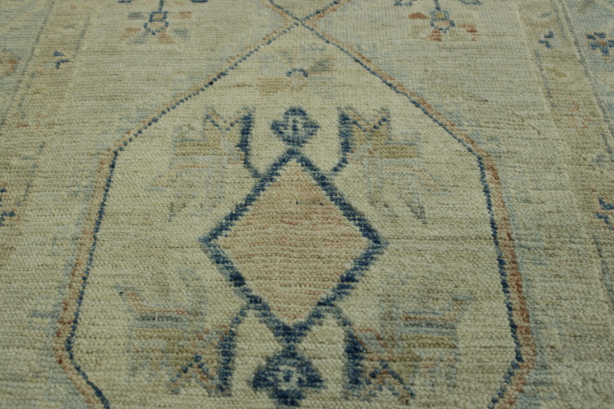 Full view of Oushak Wash Chobi rug