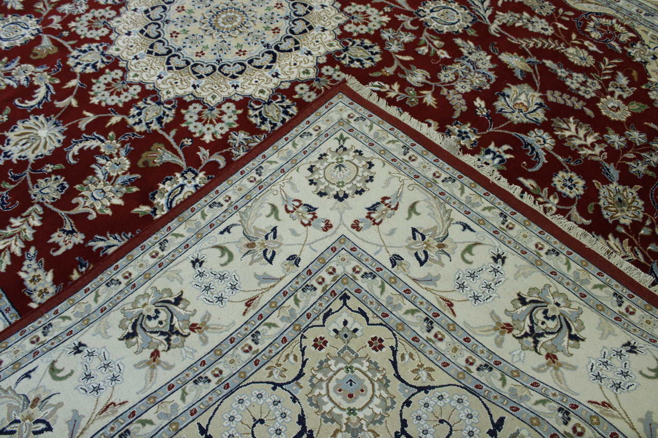 Traditional Fine Nain pattern detail
