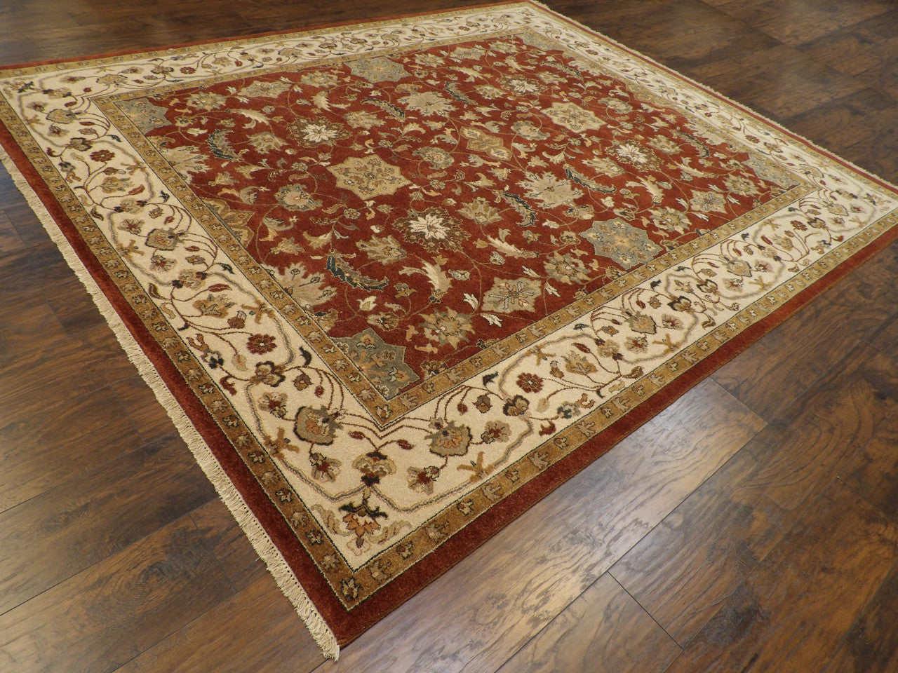 Chobie Oushak / Peshawar hand-knotted wool rug in Brown, 8'0" x 10'0", SKU w930