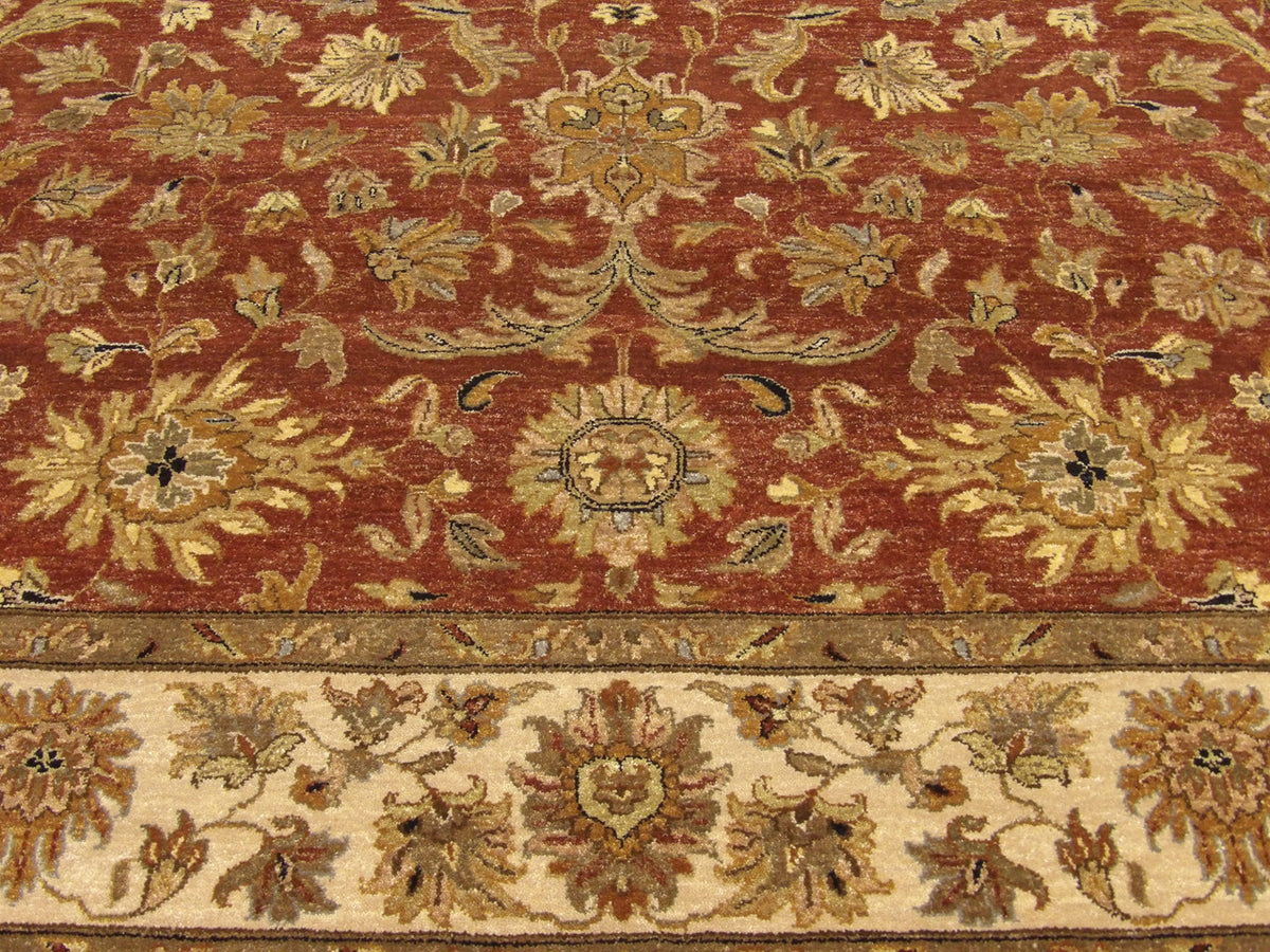 Chobie Oushak / Peshawar hand-knotted wool rug in Brown, 8'0" x 10'0", SKU w995