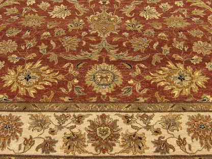 Chobie Oushak / Peshawar hand-knotted wool rug in Brown, 8'0" x 10'0", SKU w995