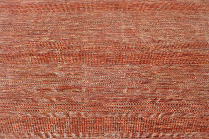 Back of Modern Grass Design hand-knotted rug