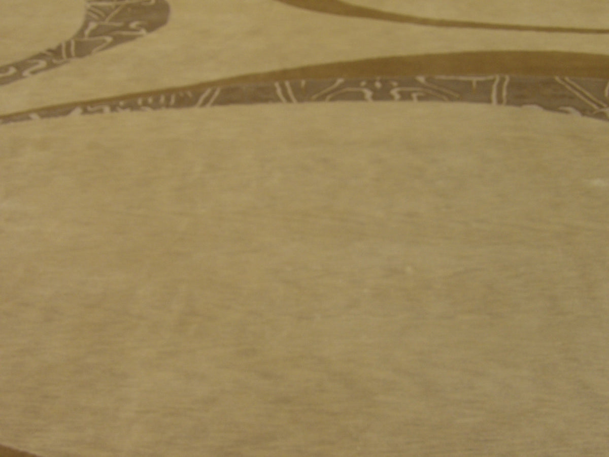 Back of modern hand-knotted rug