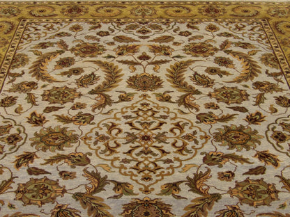 Back of Fine Ziegler Tie Dye hand-knotted rug
