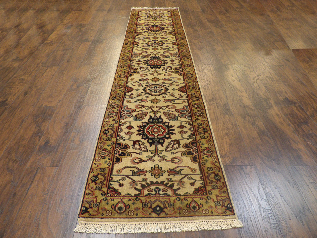 Turkish Weave Ziegler rug corner detail