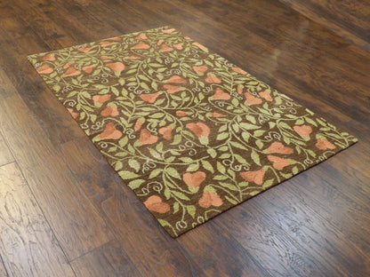 Full view of Transitional Tibetan Pear Design rug