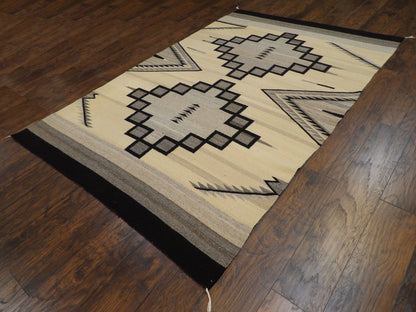 American Indian Flat Weave Durry pattern detail