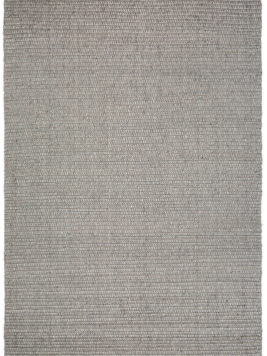 CONTEMPORARY HAND WOVEN RUG WOOL  -  WRU921GRAY DK
