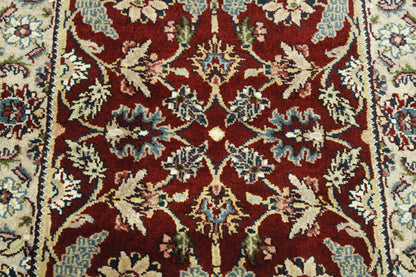 Back of Traditional Fine Herati hand-knotted rug