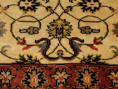 Turkish Weave Silky Natural Dye rug border detail