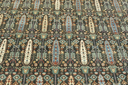 Back of Traditional Fine Haji Jalili hand-knotted rug