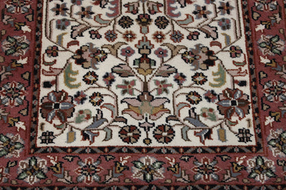 Close-up of wool pile, Beige rug