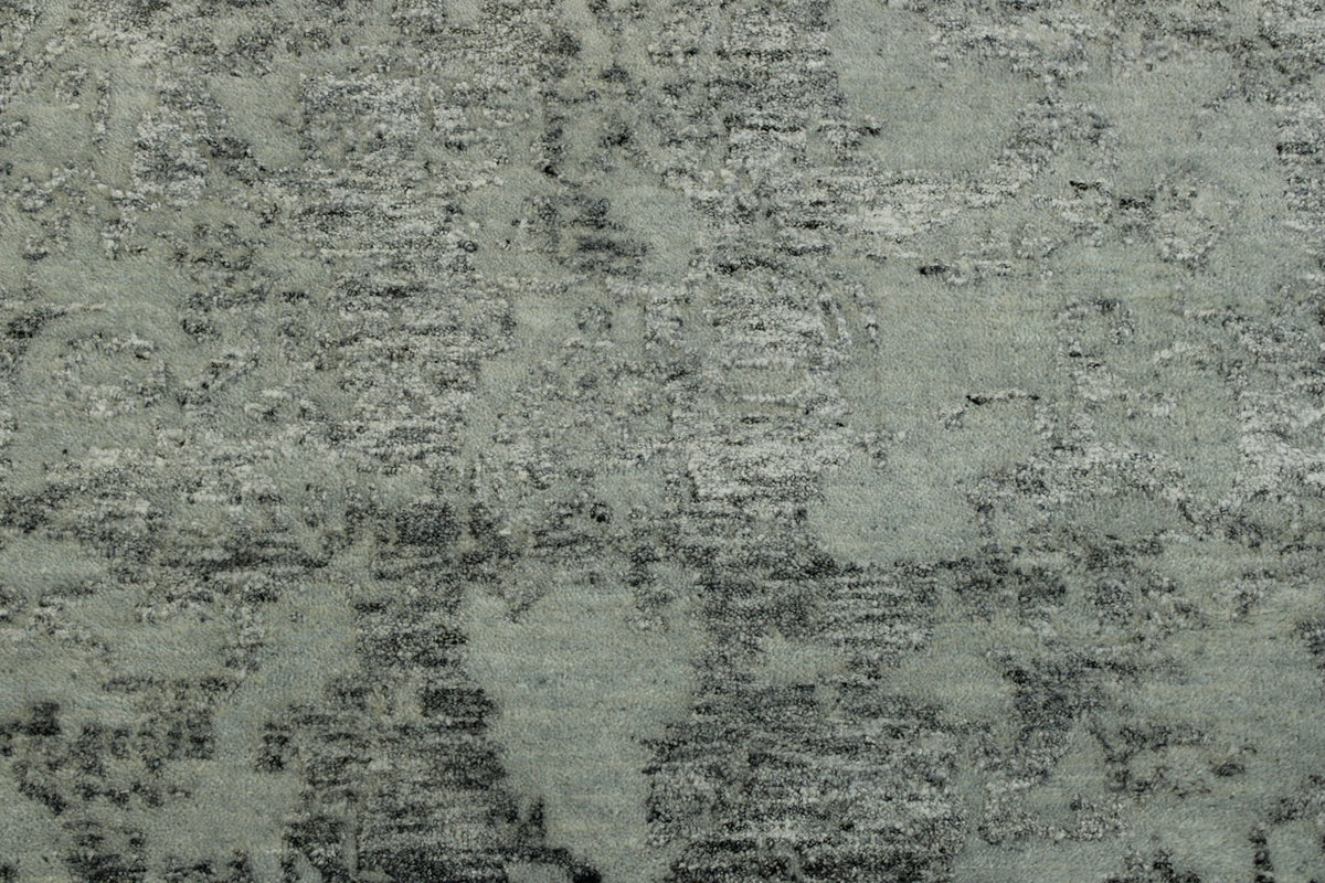 Transitional Abstract Broken Design rug corner detail