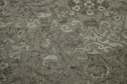 Transitional Abstract Broken Design rug border detail