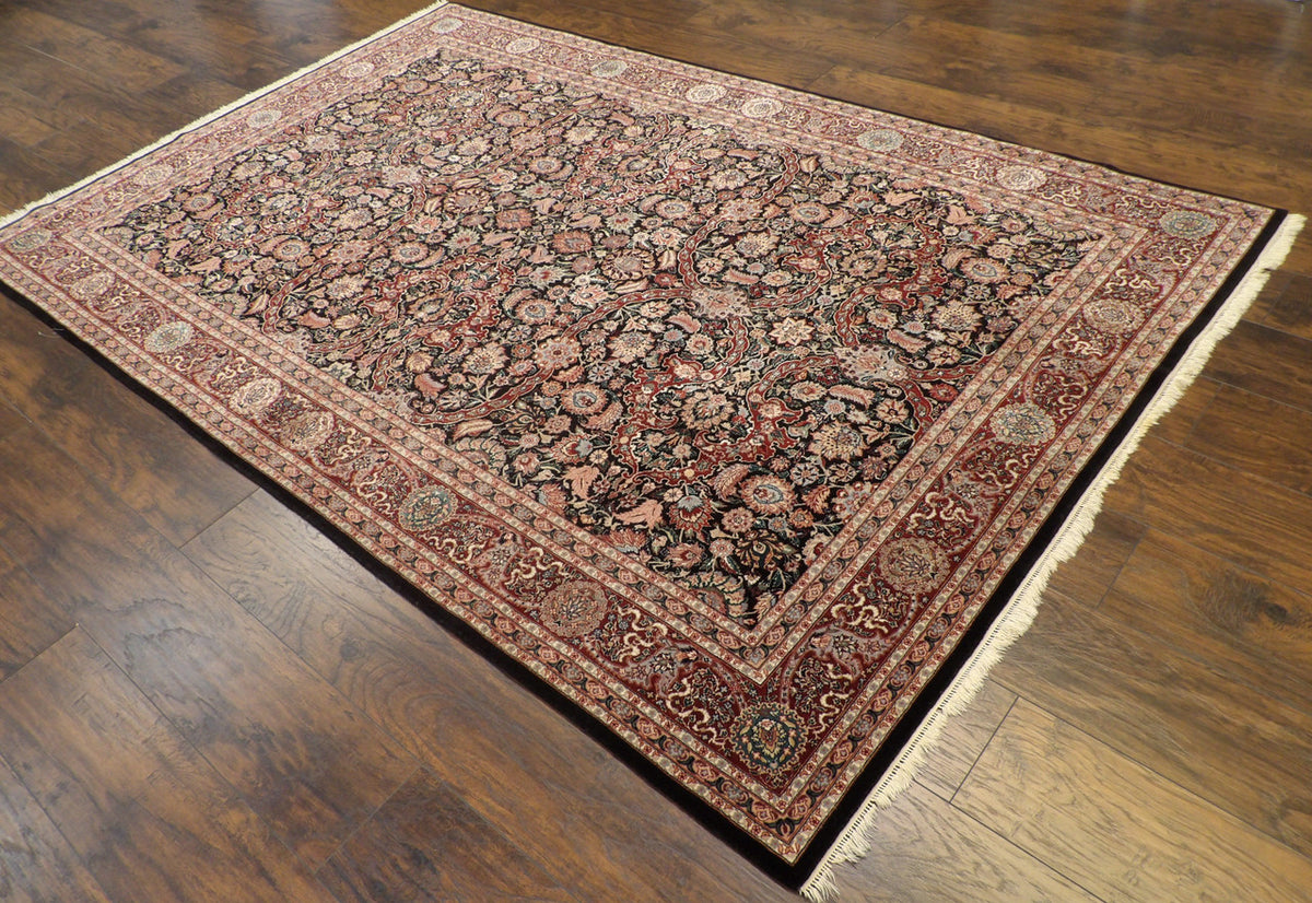 Full view of Sino-Persian Kashan rug