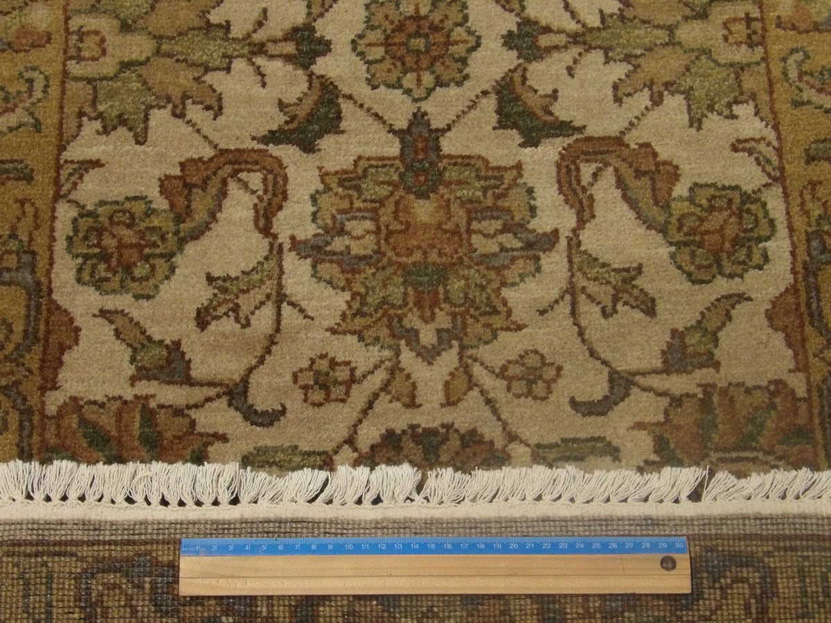 Gold & Beige Jaipur Kashan Antique Wash rug in room setting