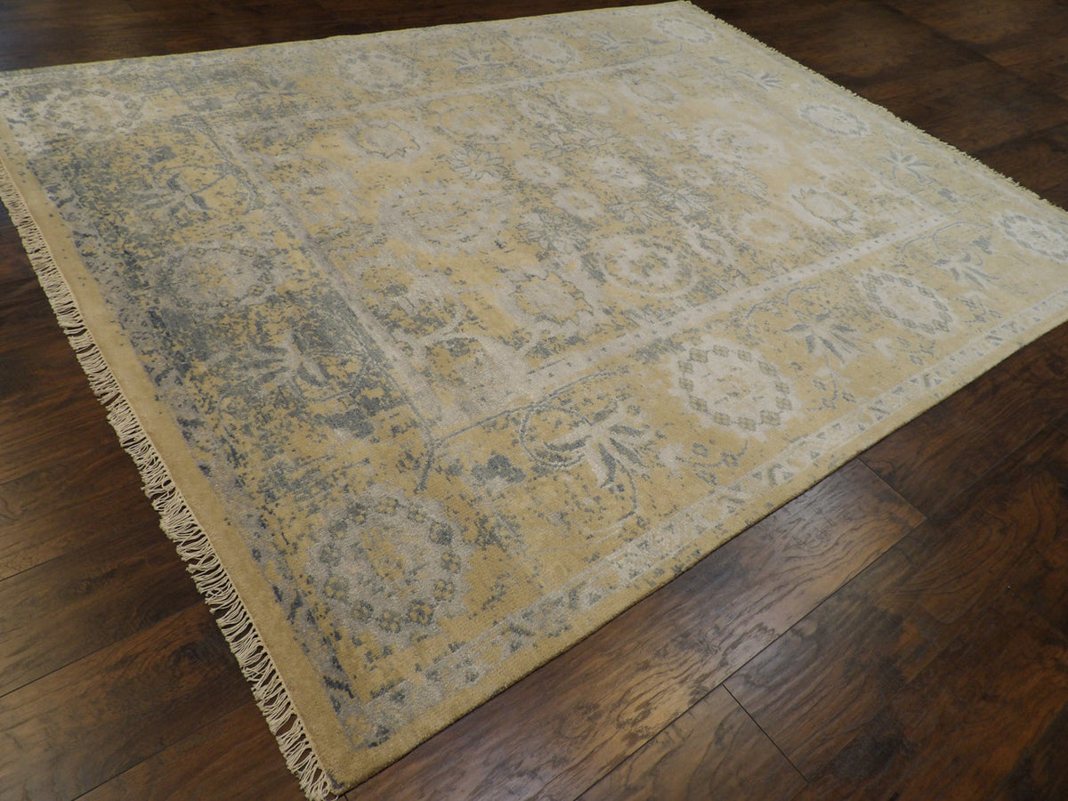 Full view of Turk Anatolian Oushak Oxidized Wash rug