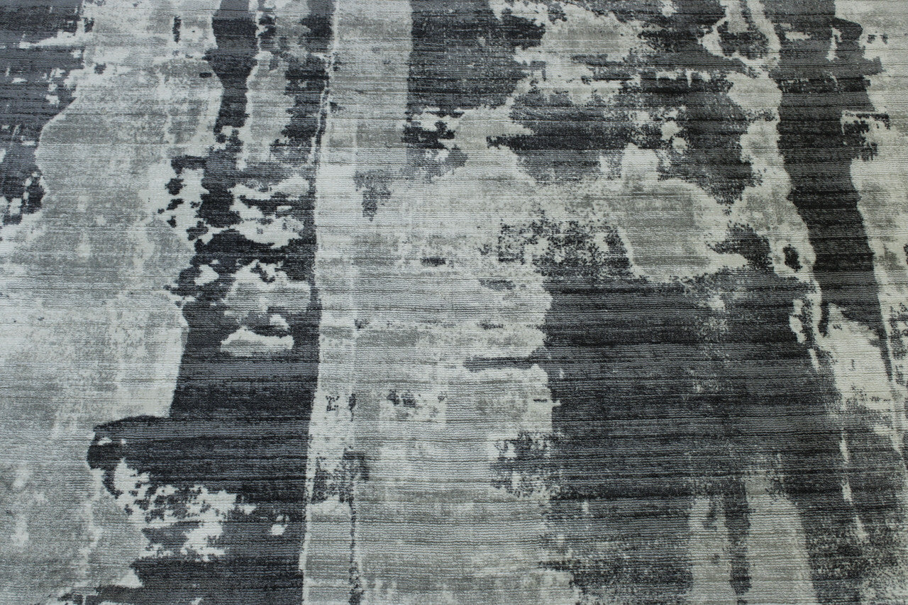 Modern Abstract Design rug border detail
