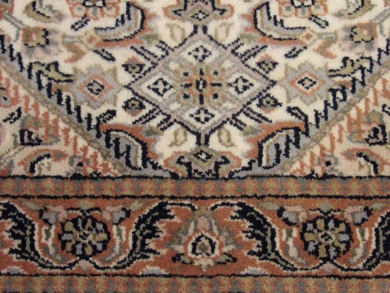 Full view of Fine Persian Kashan rug