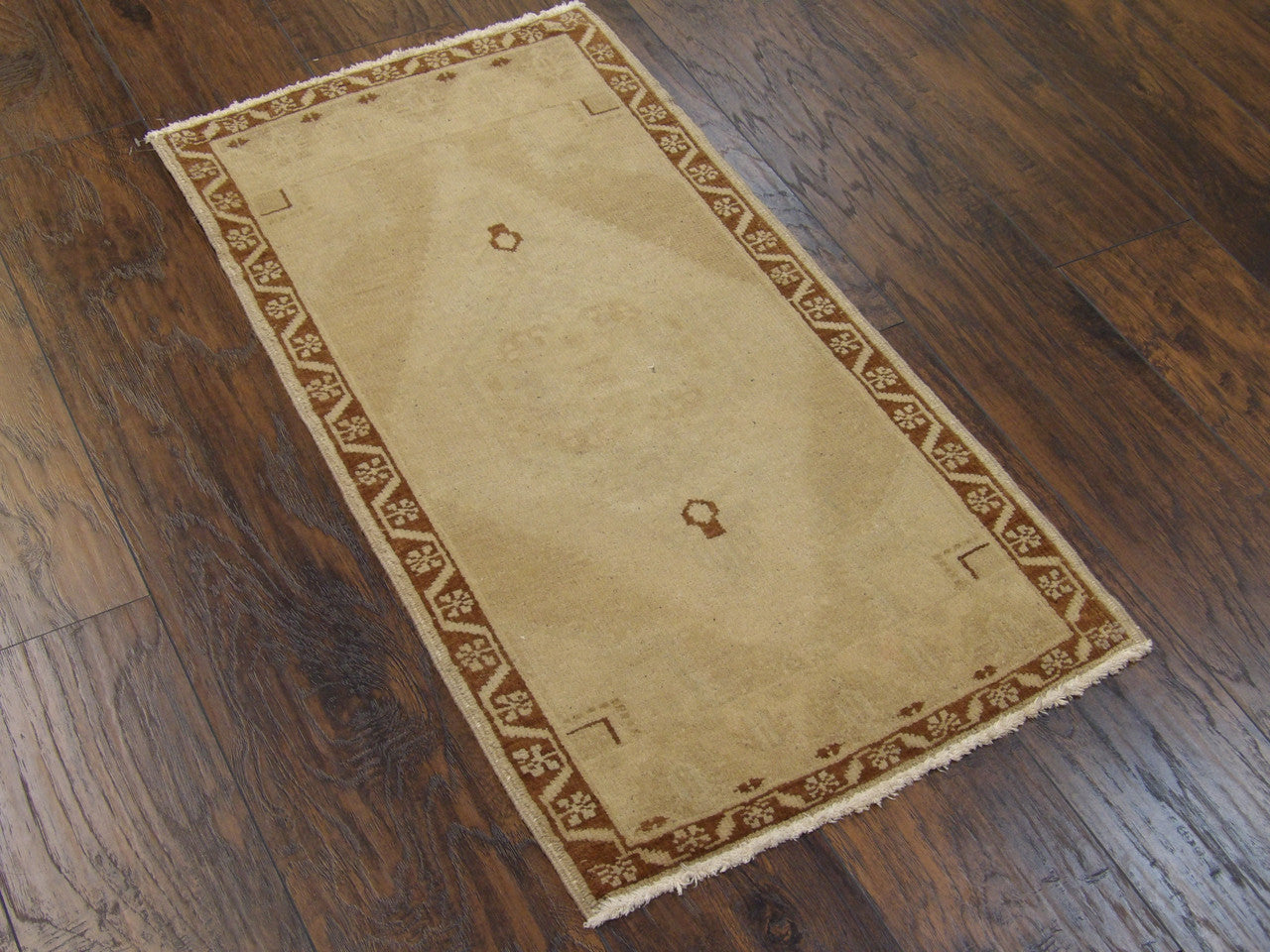 Full view of Vintage Turk Anatolian Antique Yastik rug
