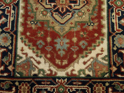 Heriz rug border detail