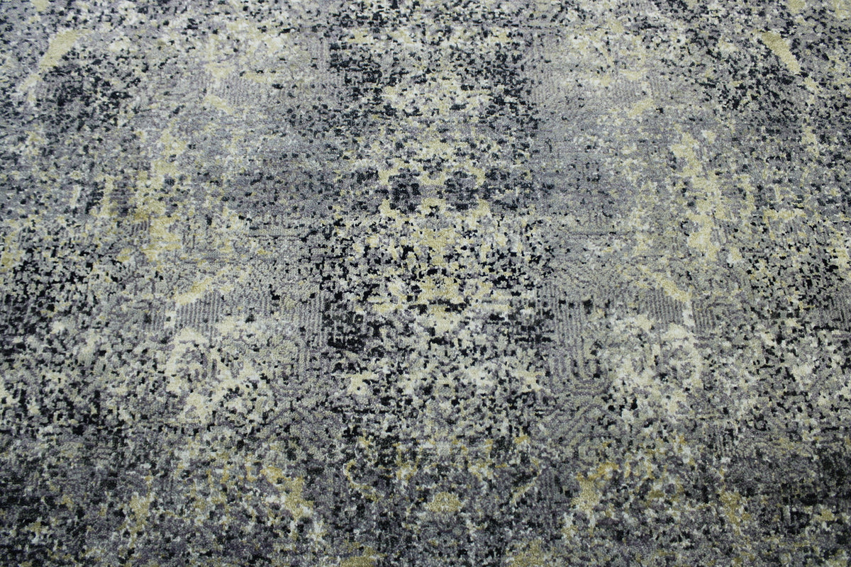 Modern Ikat Design rug border detail