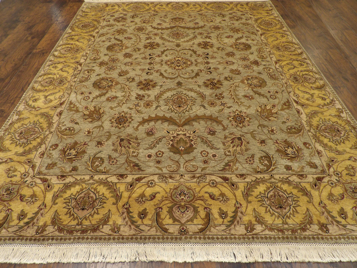Fine Ziegler Tie Dye rug corner detail