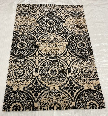 Transitional Clearance Area Rug Charcoal 3.3X5.5  -EB-16