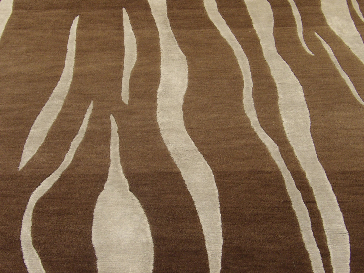 Back of Tibetan hand-knotted rug