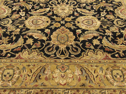 Jaipur Kashan Antique Wash rug border detail