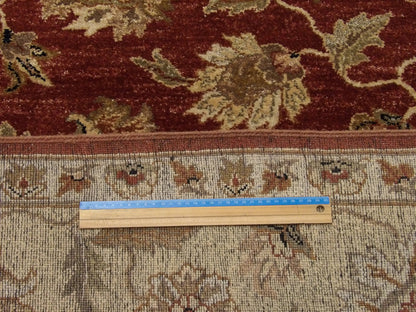 Gold & Red Agra Ziegler rug in room setting