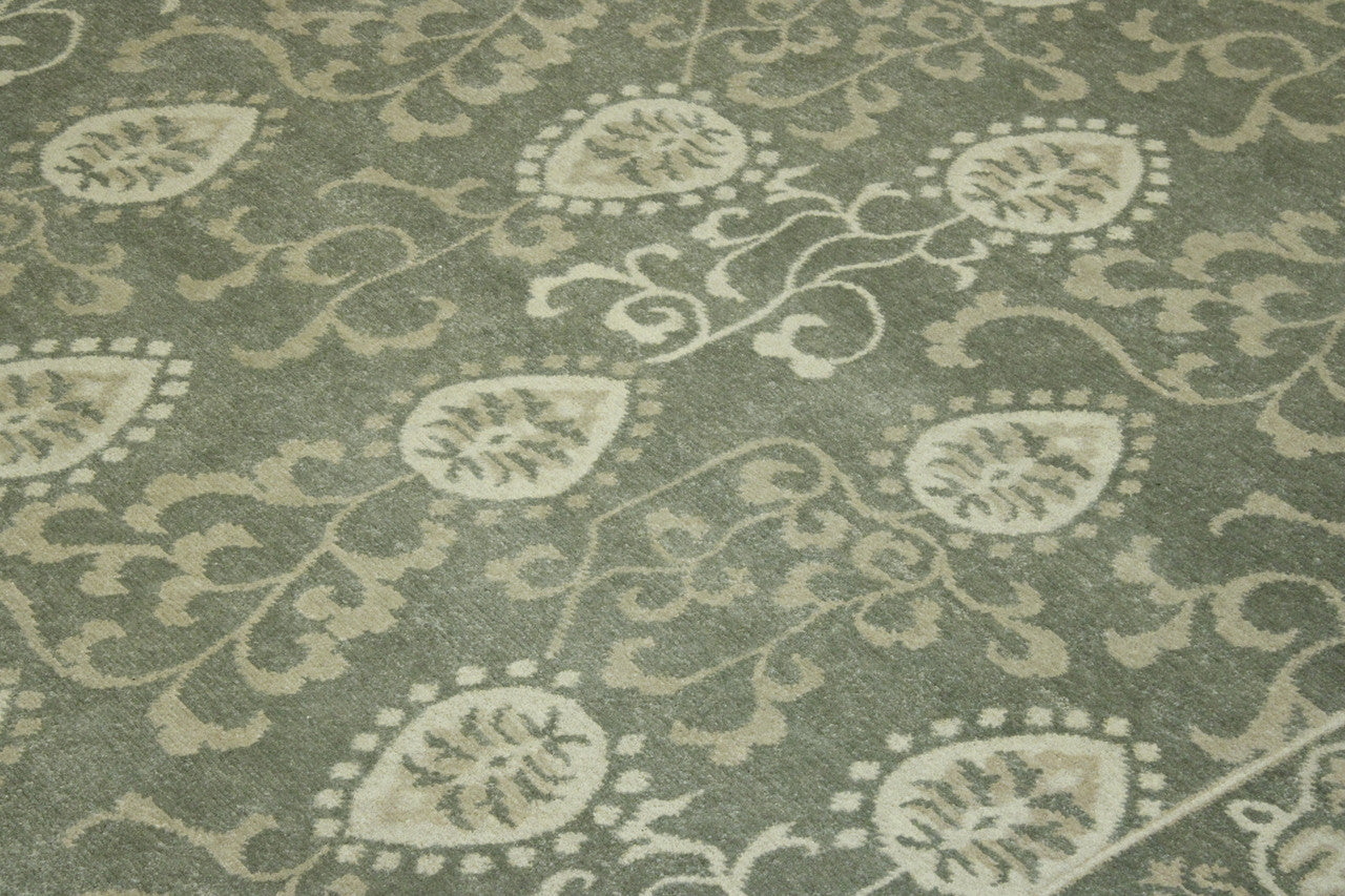 Tribal Ikat rug corner detail