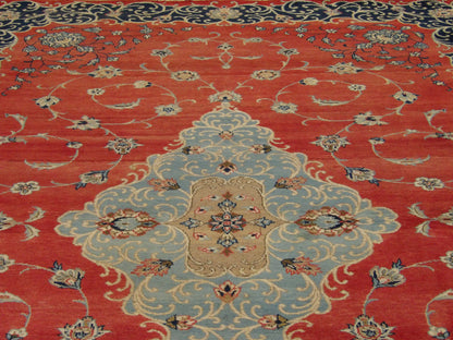 Back of Fine Persian Tabriz hand-knotted rug
