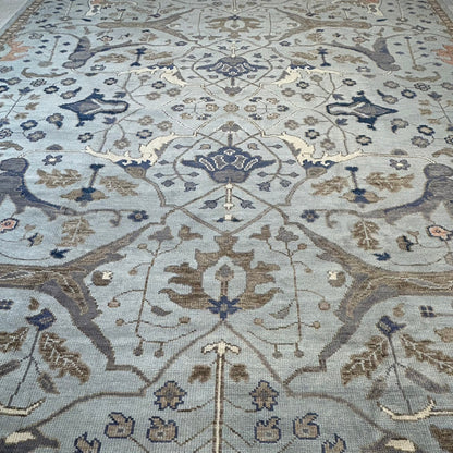 Oushak Zigler Hand knotted 11'10" x 14'8" - w20190