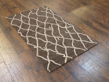 Full view of Moroccan design rug