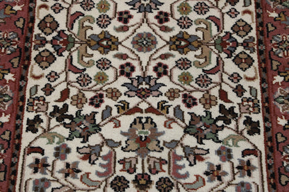 Traditional Indo Herati rug border detail