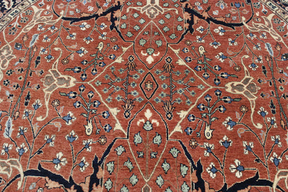 Back of Tribal Fine Sherapi hand-knotted rug