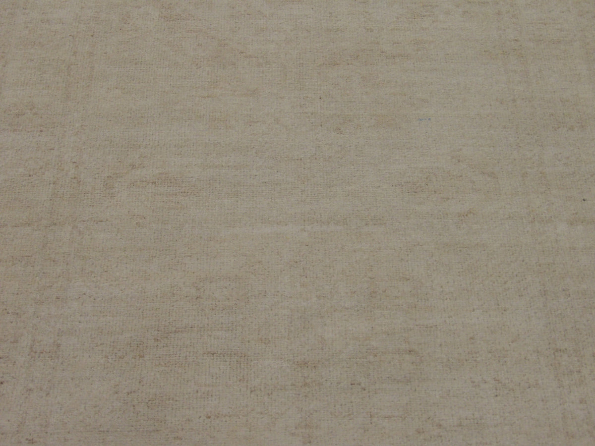 Back of Oushak Chobi Wash Natural Dye hand-knotted rug
