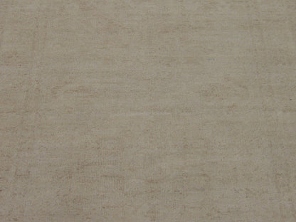 Back of Oushak Chobi Wash Natural Dye hand-knotted rug
