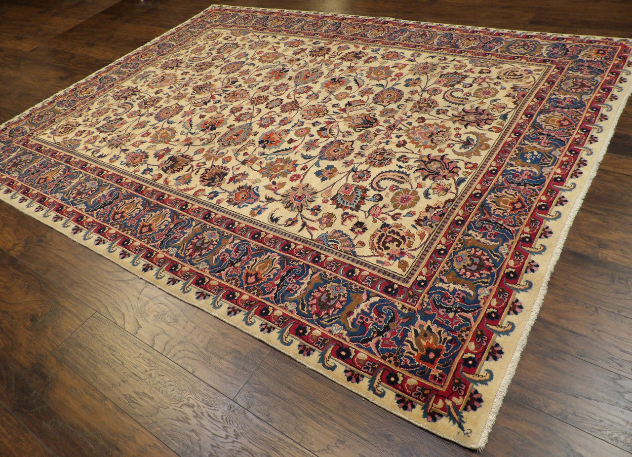 Persian Semi Antique Khorasan pattern detail