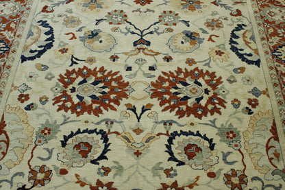Tribal Fine Sherapi rug corner detail