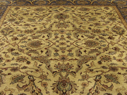 Back of Ziegler hand-knotted rug