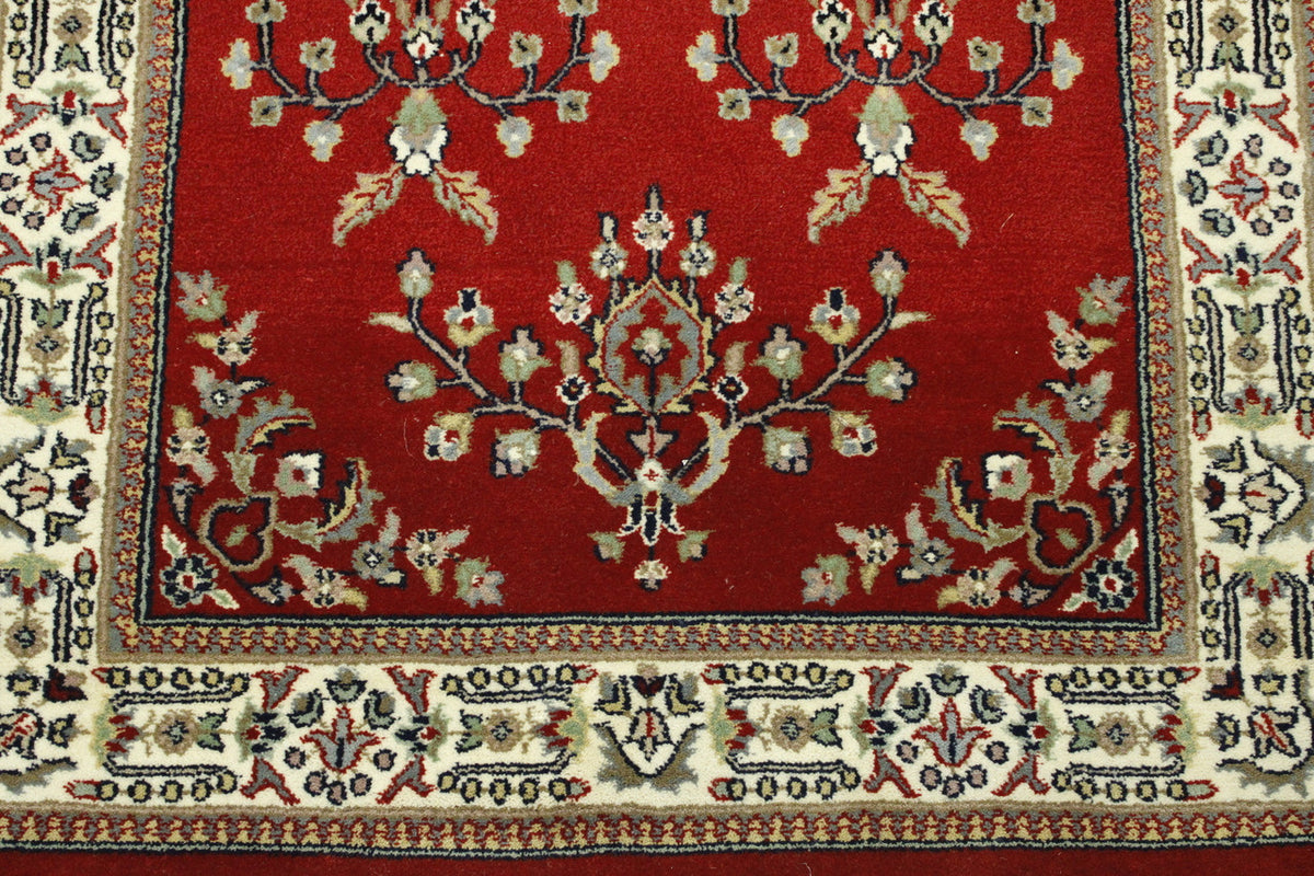 Full view of Traditional Fine Indo Sharukh rug