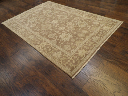 Full view of Turkish Oushak rug