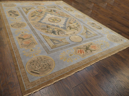 Full view of European Abusson rug