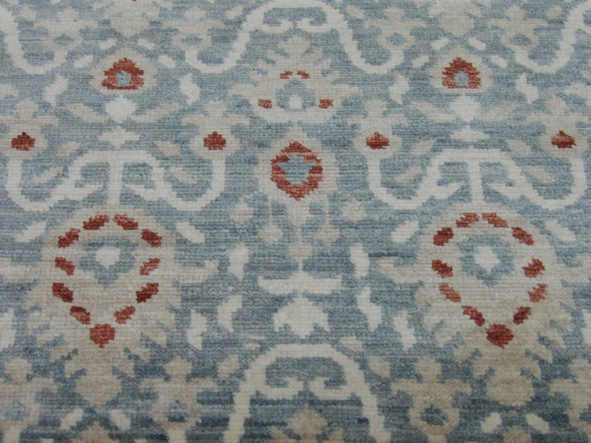 Ikat rug corner detail