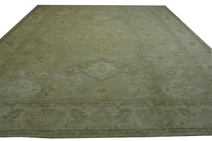 Full view of Oushak Chobi rug